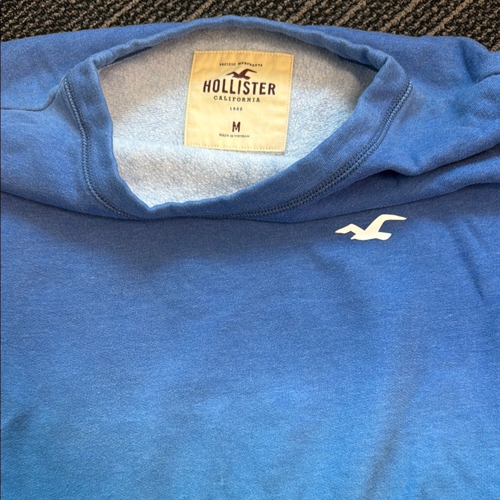 Hollister Blue Sweatshirt Men’s Size M 2/$30 FINAL WEEK FOR THIS ITEM